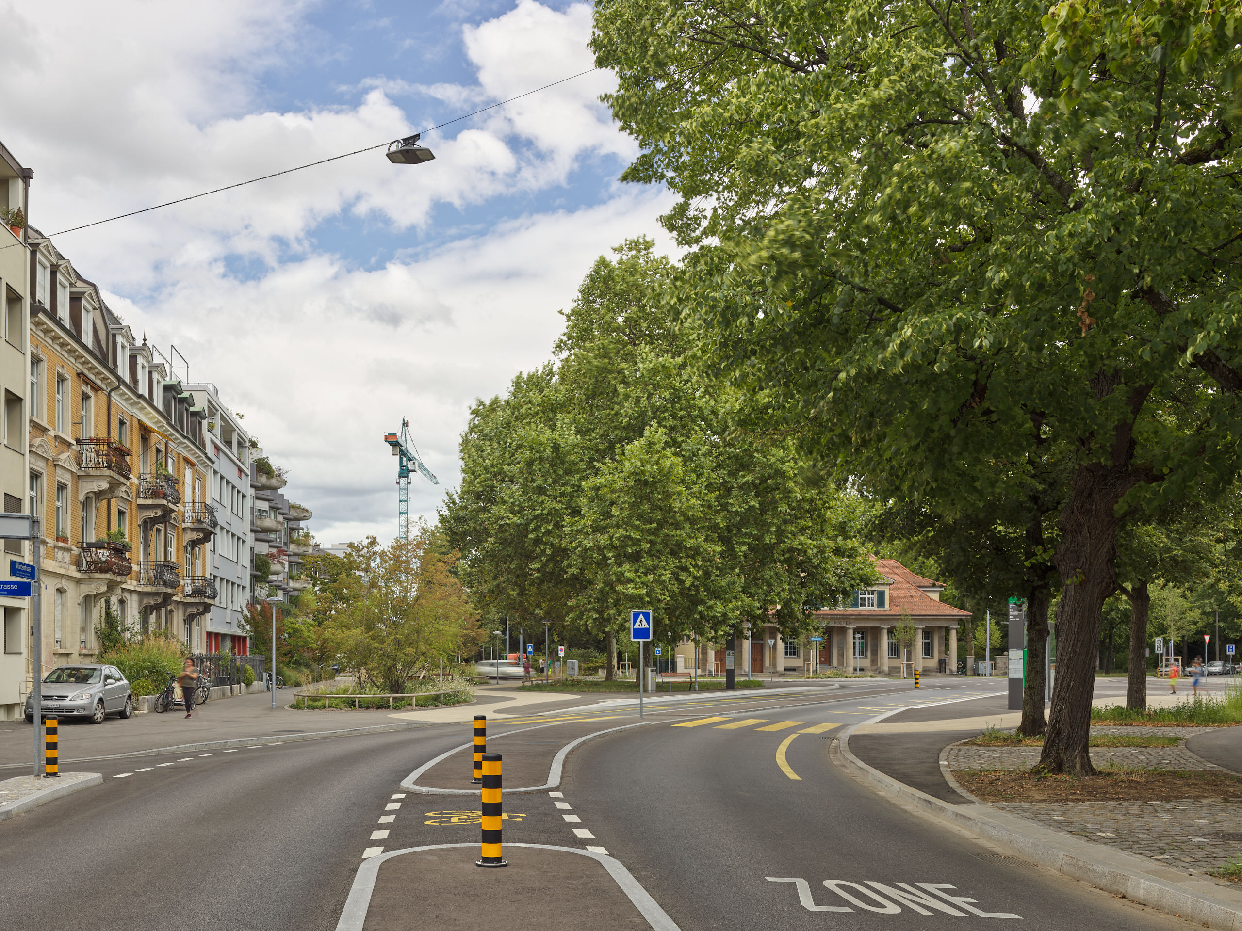 Tiefbauamt Basel · Platzgestaltung Wielandplatz · Aufnahmen 08.2023